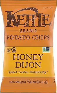 Kettle Brand Potato Chips, Honey Dijon Kettle Chips, 7.5 Oz
