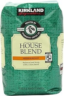 Signature's Kirkland Starbucks Bean Coffee, Medium Roast House Blend, 32 Ounce