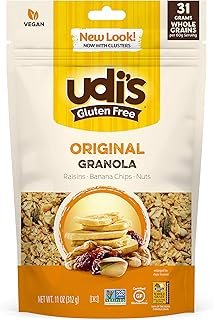 Udi's Gluten Free Original Granola, Dairy Free and Egg Free, 11 Ounce (Packaging May Vary)