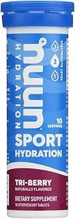Nuun Active: Tri-Berry Electrolyte Enhanced Drink Tablets (6-Pack of 10 Tablets)