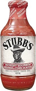 STUBBS Hickory Bourbon BBQ Sauce, 450 ML