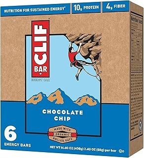 CLIF Bar CHOC CHIP 6PC 14.4 OZ