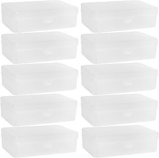 Dukal SB01C Translucent Plastic Soap Box – 2.5" x 3.14", Pack of 10 – Durable Travel Soap Holders for Hygiene Kits, Hospitals & Personal Care