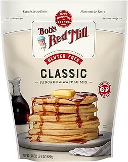 Bob's Red Mill Gluten Free Pancake Mix, 24oz (Pack of 1) - Whole Grain, Non-GMO, Kosher