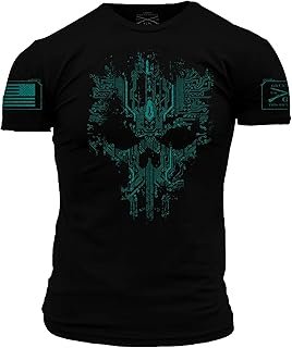 Grunt Style Circuit Skull Men's T-Shirt