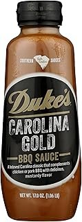 Duke's Carolina Gold BBQ Sauce, No High Fructose Corn Syrup, 17 Ounces (Pack Of 6)
