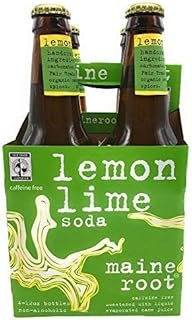 Maine Root Soda Lemon Lime 4Pk, 12 FZ