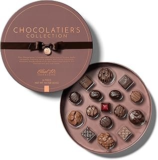 Ethel M Chocolates The Chocolatier's Collection, Brown Signature Premium Chocolate Assortment | Savor the Fresh and Delicious taste of fine chocolate craftmanship-16 Pieces