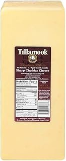 Tillamook Vintage White Sharp Cheddar Cheese, 10 Pound -- 1 each.