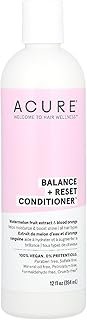 Acure Balance + Reset Conditioner | Featuring Watermelon Fruit Extract & Blood Orange to Help Refresh & Reset Hair, 12 Fl Oz