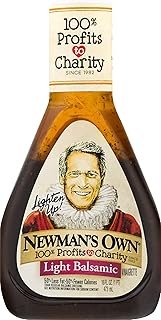 Newman's Own Light Balsamic Vinaigrette Salad Dressing, 16-oz.