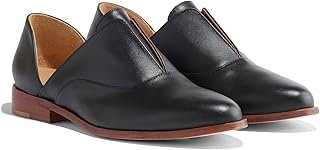 Nisolo Women's D'Orsay Pointed Toe Flat Shoes Black