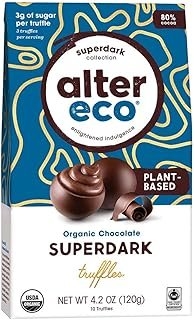Alter Eco Truffle SPR Dark Chocolate - Case of 8-4.2 Oz