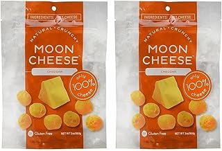 Moon Cheese 100% Natural Cheese Snack - Cheddar - 2 oz - 2 Pack