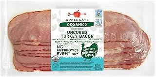 Applegate Organic Hickory Smoked Uncured Turkey Bacon, 8oz