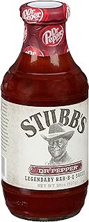 Stubb's Dr Pepper BBQ Sauce, 18 oz
