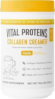 Vital Proteins Collagen Peptides Powder - Vanilla Protein Coffee Creamer for Hair, Skin & Nails Support