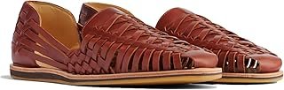 Nisolo Men's Huarache Sandals, Slip-On Comfort, Designed for Casual Everyday Wear & Any Occasion, Handwoven & Waterproof Leather, Flexible, No-Slip Rubber Sole, Runs Large