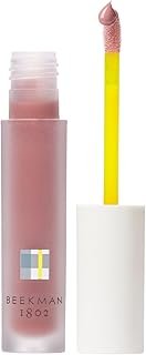 Beekman 1802 Oh Mega Milk Lip Oil - Fragrance Free - Squalane, Vitamin E & Goat Milk - Plumps & Hydrates Lips - 0.14 fl oz