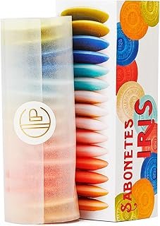 Claus Porto IRIS Guest Soap Box | 15 Soaps in 7 Fragrances | Rich, Smooth, Creamy | Handcrafted, Aromatic, Long Lasting (10g each)