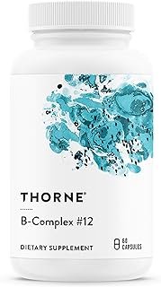 THORNE B-Complex #12 - Vitamin B Complex with Active B12 and Folate - 60 Capsules