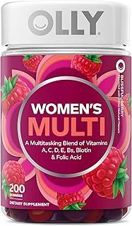 OLLY Women's Multi Vitamin Gummies with Biotin, Blissful Berry (200 ct.)