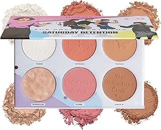 Physicians Formula The Breakfast Club Face Makeup Palette Bronzer, Blush, Highlighter Powder, Saturday Detention Face Palette Volume 1