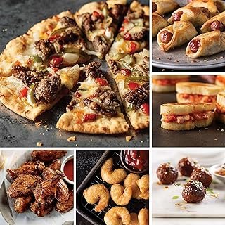 Omaha Steaks Game Day Favorites Pack (Artisan Flatbread: Filet Mignon Cheesesteak, Fully Cooked Chicken Wings, Redhook Ale Beer-Battered Shrimp, Italian-Style Beef Meatballs, and more)