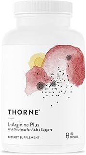 THORNE L-Arginine Plus (Formerly Perfusia Plus) - Sustained-Release Cofactors to Support Heart Function, Nitric Oxide Production & Optimal Blood Flow* - 180 Capsules