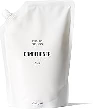 Public Goods Conditioner for Women & Men | Natural Conditioner to Protect & Moisturize Dry Hair | Made with Organic Essential Oils | Sulfate & Paraben Free | Vegan Friendly | 34 Fl Oz Refill