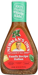 Newman's Own Family Recipie Italian Dressing, 16 Fl Oz (Pack of 2)
