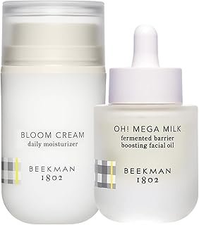 Beekman 1802 Bloom Face Cream and Oh! Mega Milk Face Oil Bundle