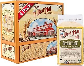 Bob's Red Mill Organic Coconut Flour, 16 Ounce (Pack of 4)