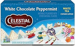 Celestial Seasonings White Chocolate Peppermint White Tea Bags, 20 Tea Bags