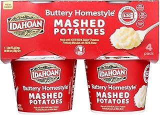 Idahoan Mashed Potatoes, Buttery Homestyle, 6 Ounce