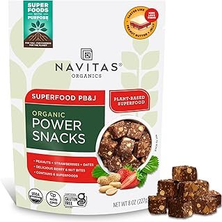 Navitas Organics Superfood PB&J Power Snacks