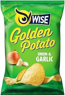 Wise Foods Onion & Garlic Flavored Potato Chips, 7.5 oz. Bags (4 Bags)