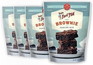 Bob's Red Mill Signature Brownie Baking Mix, 14oz (Pack of 4) - Non GMO, Kosher