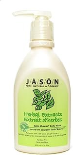 JASON Natural Products Herbal Extracts Satin Shower Body Wash, 30 Ounce - 3 per case.