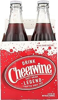 Cheerwine 12 ounce Original Bottle, 4 Pack