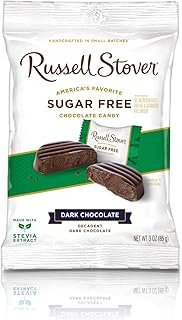 Russell Stover Sugar Free Dark Chocolate Medallions, 3 oz. Bag (270215)