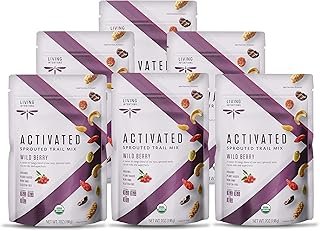 Living Intentions Organic Wild Berry Trail Mix – NonGMO – Gluten Free – Vegan – Paleo - 7 Oz (Pack of 6)
