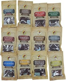 Buc-ee's Offical Beaver Beef Jerky Collection Bundle 12 Pack