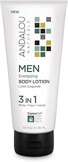 Andalou Naturals CannaCell MEN Energizing Body Lotion, 8.5 Ounce