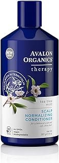 Avalon Organics Therapy Scalp Normalizing Conditioner, Tea Tree Mint, 14 Oz