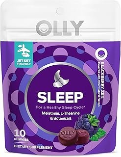 OLLY Blackberry Zen Restful Sleep Gummy, 10 CT