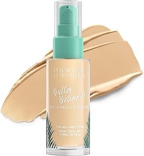 Physicians Formula Butter Believe It! Foundation + Concealer 1- Fair | Dermatologist Tested, Clinicially Tested
