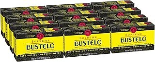 Café Bustelo Supreme by Bustelo Espresso Style Dark Roast Ground Coffee Brick, 10 Ounces (Pack of 12)