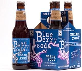 Maine Root Blueberry Soda (100% Fair Trade & Organic), Buy TWENTYFOUR Bottles and SAVE, Each Bottle is 12 Ounces (Pack of 24)