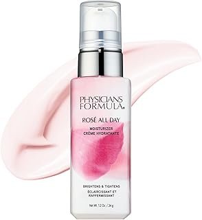 Physicians Formula Rosé All Day Face Moisturizer, Clean Beauty, Oil-Free, Dermatologist Tested, Clinically Tested